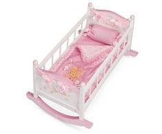 DECUEVAS TOYS,S.L. Culla bilanciere di legno Maria, Multicolore (54523)