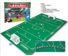 Giochi Preziosi Subbuteo Playset Milan, Tappeto Gioco, 2 Porte, Pallone