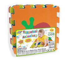 Teorema 72475 - Tappeto Puzzle con Animali, colori assortiti, 9 pezzi