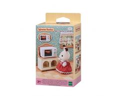 SYLVANIAN FAMILIES- Credenza e microonde Accessori casa delle Bambole, 5443