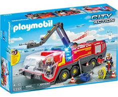 Playmobil City Action 5337 Mezzo Antincendio dellAeroporto con Luci e Suoni, dai 4 Anni