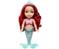 Glop – Bambola Principessa Ariel 35 cm con luci e Brillantini. , Multicolore