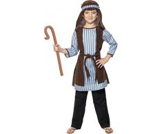 SMIFFYS Costume Carnevale Travestimento Pastore del Presepe di Natale bambino 4 – 9 anni Small