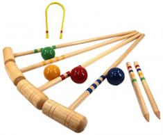 GIOCO CROQUET 4 MAZZE IN SCATOLA DI CARTONE LITOGRAFATA