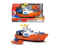 Simba Dickie Action Series Barca Harbour Rescue Cm 33, Luci E Suoni, Try Me, Multicolore, 4006333024245