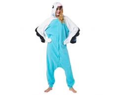 Katara- Tuta Costume Animale per Carnevale, Pigiama Pappagallo per Adulti, Blu, Altezza corporea 145-155cm (S), 1744