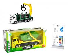 Distributori Giocattoli Camion Die-Cast 1:32 Giocattolo Mezzi Lavoro, Multicolore, 8010362441375
