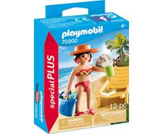 Playmobil 70300 - Donna in vacanza con sedia a sdraio