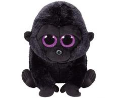 Ty 37144 – George – Gorilla Peluche con Occhi Brillanti Glubschi S Beanie Boo S, 24 cm