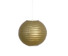 Unique Party 63215 - 25cm Lanterna Rotonda in Carta Dorata