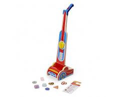 Melissa & Doug- Vacuum Cleaner Set da Gioco Aspirapolvere, Multicolore, 15189