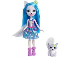 Enchantimals- Bambola Winsley Il Lupo con Amico Cucciolo, Multicolore, FRH40