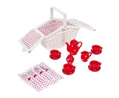 Cesta per picnic «Tina» (17 pezzi)