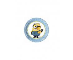 Procos- Piatto 20 cm Minions Lovely, Multicolore, 5PR87568