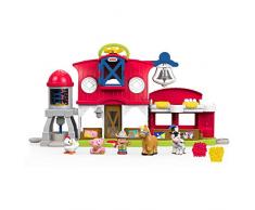 Fisher-Price - Little People Fattoria degli Animali Felici, con Suoni e Musica, Giocattolo per Bambini 1+ Anni [Italiano], FKD15