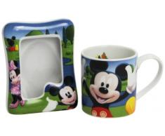 Disney 770124 - Topolino Set: Tazza e Portafoto di Ceramica in Confezione Regalo, 17x8x15 cm