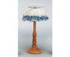 Kahlert Luce 10216 - Mini Doll Accessori - Lampada da Terra Holzfuss Paralume in Tessuto
