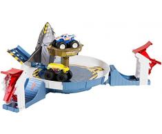 Hot Wheels - Monster Trucks Sfida Squalo Meccanico, Playset per Macchinine, Giocattolo per Bambini 5+ Anni, FYK14