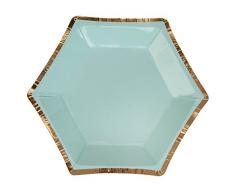 Neviti 772874 - Piatto in marmo, misura piccola, colore: Verde menta