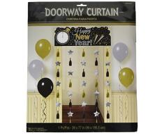 Amscan International 240618 Doorway Happy New Year tenda decorazione kit