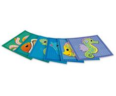 PlayMais 160200 – Card Set Mosaic Little Sea, Set Fai da Te