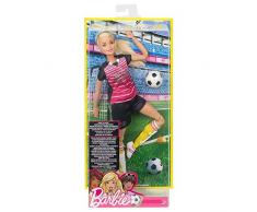 Barbie DVF69 Bambola Barbie Snodata Calciatrice