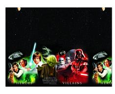 Procos 83227 - Tovaglia plastica Star Wars Heroes & Villains (120x180 cm)