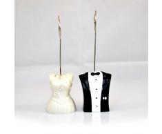 Gifts 4 All Occasions Limited SHATCHI-1391 - Segnaposto per matrimonio, motivo: Mrs Style, multicolore