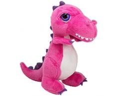 Suki Gifts 14368 - Peluche Dinosauro T-Rex, 17 cm, Rosa