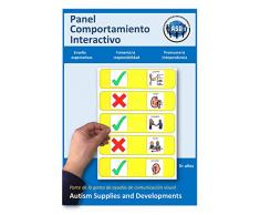 Autism Supplies And Developments- Bacheca in plastica per comportamenti interattivi (Spagnolo), ES_INT