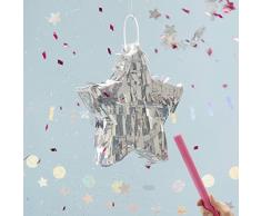 Ginger Ray- Decorative Pinata Jolly Good Vibes, Iridescente, JV-131