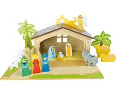 Small Foot 3119 - Set Giochi Presepe in Legno