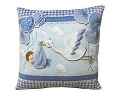 ARTEMODEL- Cuscino Bambino Blu, Colore Verde (1)