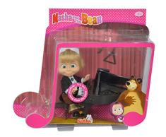 Simba 109301971 - Bambola Masha Pianista in Concerto, 12 cm