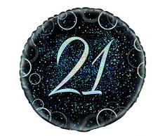 45,7 cm Glitz blu palloncini in alluminio per ° compleanno