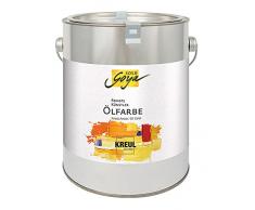 Solo Goya 39516 – finissimo künstlerölfarbe Umbra Natur, 2500 ml Secchio, Colore: Marrone