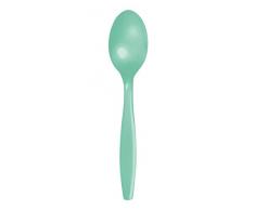 Creative Convertting Cucchiaio plastica Verde Menta-Fresh Mint