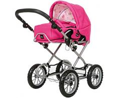 Brio- Carrozzina Combi per Bambole, Fucsia, 24891309