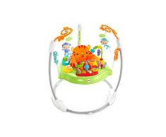Fisher-Price Centro Attività Amici della Foresta - Saltarello con Musica e Luci - Seggiolino Rotante a 360° - Regalo per Bambini da 6 Mesi