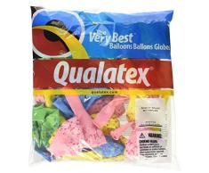 Qualatex 38428 rotonda speciale assortimento farfalle palloncino in lattice, 27,9 cm