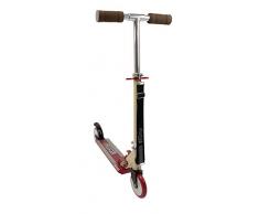 Funbee OFUN106V-O OFUN106V-O - Monopattino Pieghevole con 2 Ruote e Vassoio Antiscivolo, Manubrio Regolabile, Cinghia di Trasporto, 2 Anni