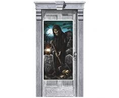 Amscan International – 241155 1,65 m x 85 cm Kit decorazioni porta casa stregata