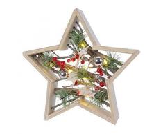 Kaemingk Stella LED A Batteria E Decorazioni Natale Luci, Multicolore, 8719152941025