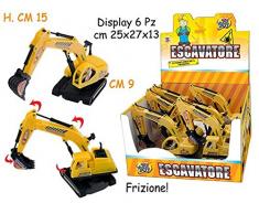 Teorema Cantiere Escavatore 2Mdl Cm 15X9 Giocattolo Mezzi Lavoro, Multicolore, 8017967625384