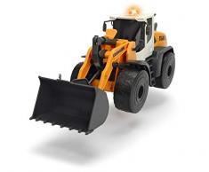 Dickie Toys L566 Dickie Liebherr Ruspa Xpower cm.30, Braccio Meccanico a Batteria, luci e Suoni, Colore Giallo, 203725003