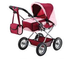 Bayer Design 15014 - Passeggino per Bambole Combinato Combi Grande Rosso Vino
