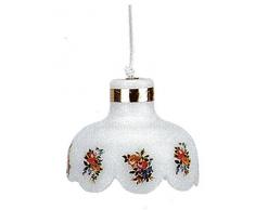 Kahlert Luce 10541 - Mini Doll Accessori - plastica tonalità Lampada a Sospensione con Floreale