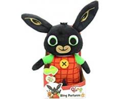 Bing - Peluche 33cm Parlante, Personaggio Bing, Premi Il Bottone e Dirà Le Sue Frasi Preferite, Per Bambini A Partire Dai 0 Mesi, BNG02000, Giochi Preziosi