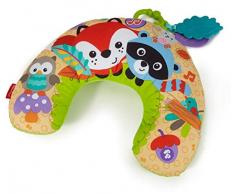 Fisher-Price - Cuscino Animali della Foresta per Neonati, Vibra e Suona, CDN50