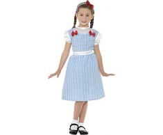 Smiffys - Country Girl Costume - Bambini Fancy Dress - Small - 128 Centimetri